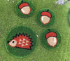 Hedgehog set of 4
