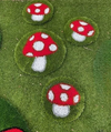 Mushroom set of 4